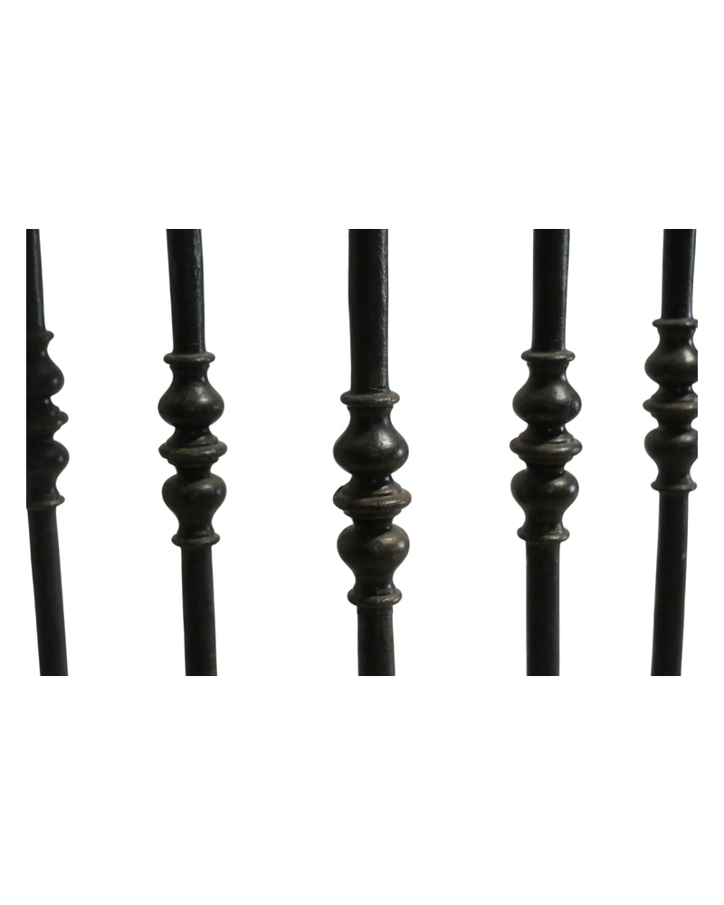 19th Century Iron Balcony with Sophisticated Details - 3/12