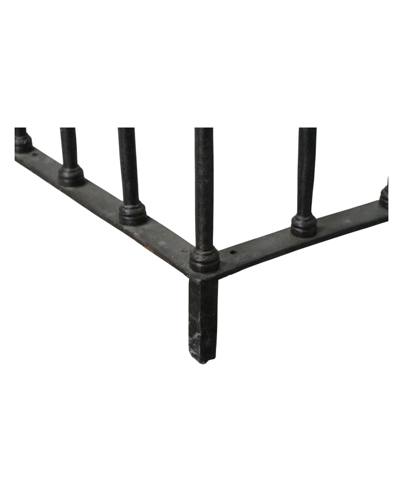 19th Century Iron Balcony with Sophisticated Details - 5/12