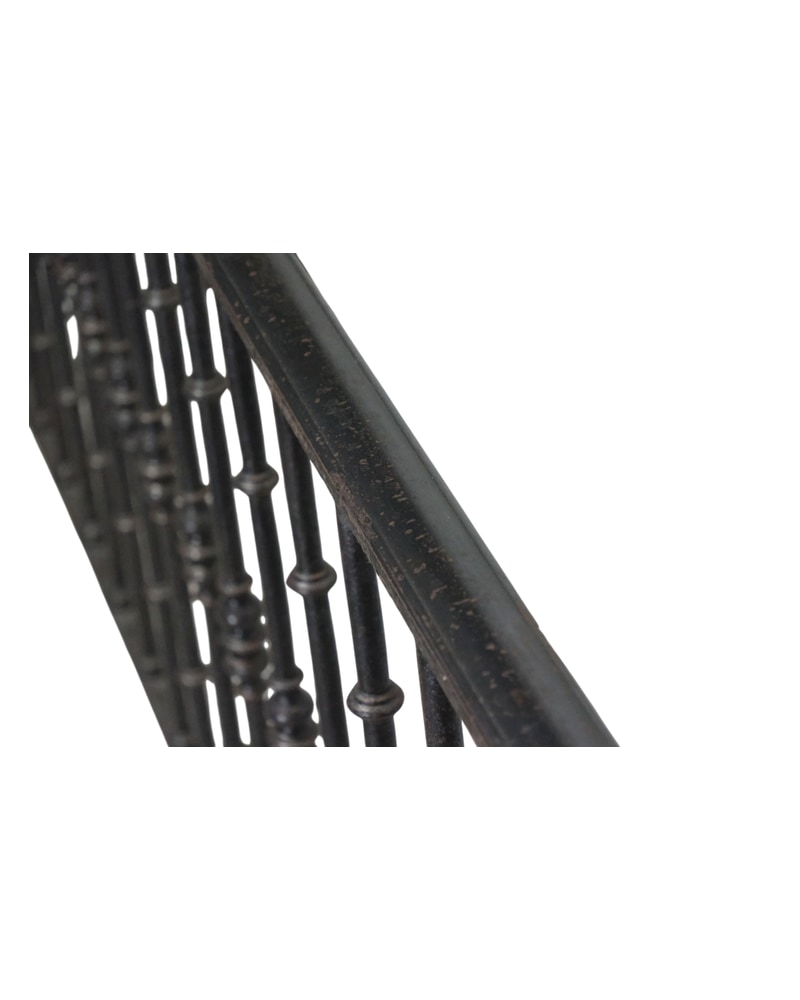19th Century Iron Balcony with Sophisticated Details - 10/12