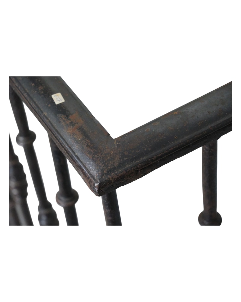 19th Century Iron Balcony with Sophisticated Details - 9/12