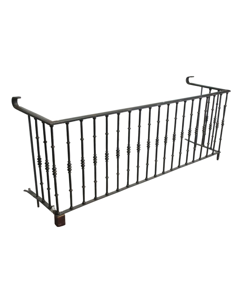 19th Century Iron Balcony with Sophisticated Details - 2/12