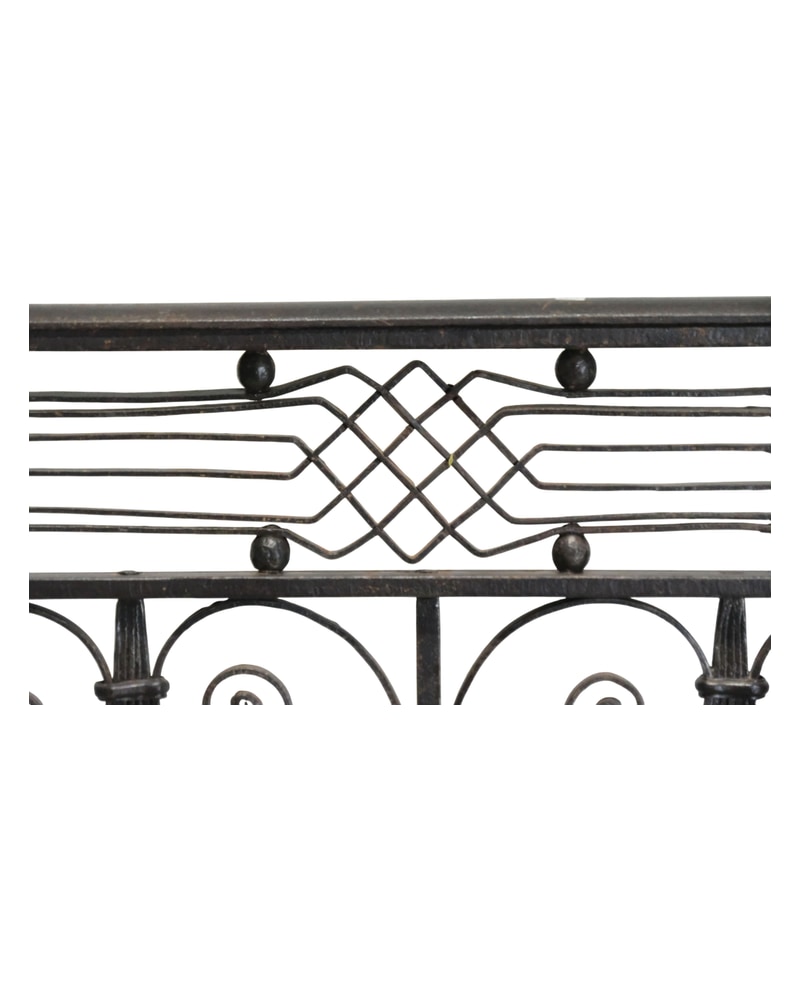 19th Century Wrought Iron Modernist Balcony - 8/19