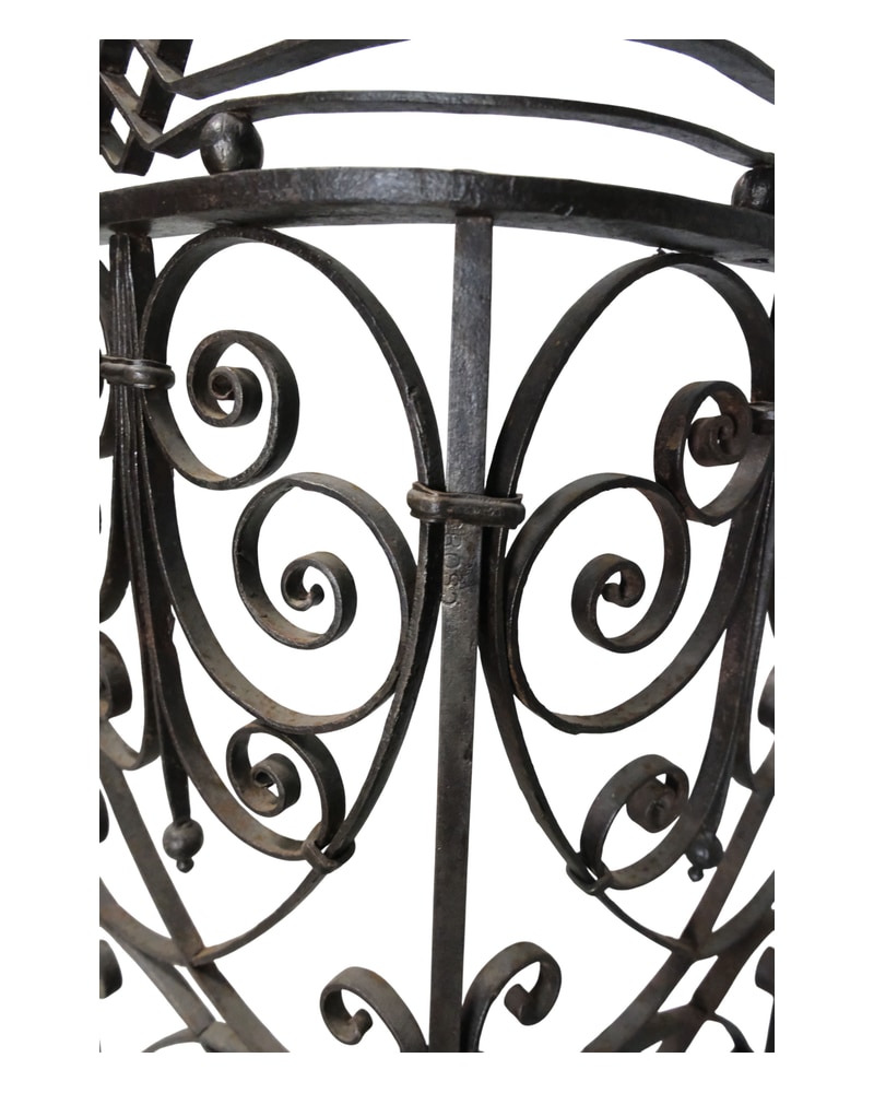 19th Century Wrought Iron Modernist Balcony - 14/19