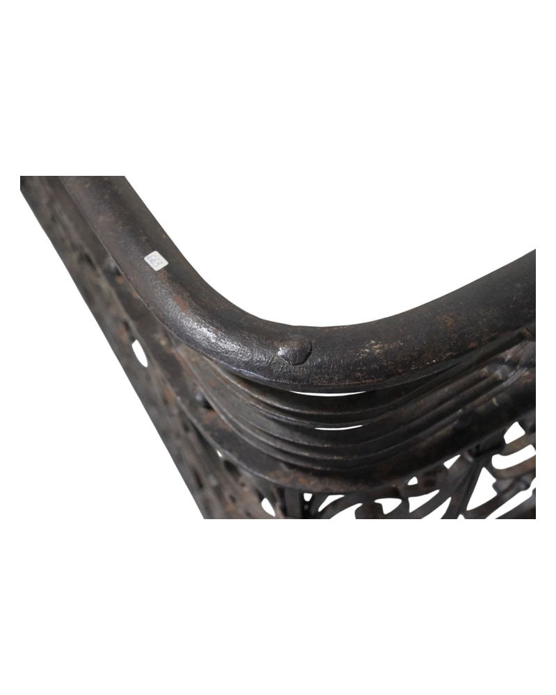 19th Century Wrought Iron Modernist Balcony - 17/19