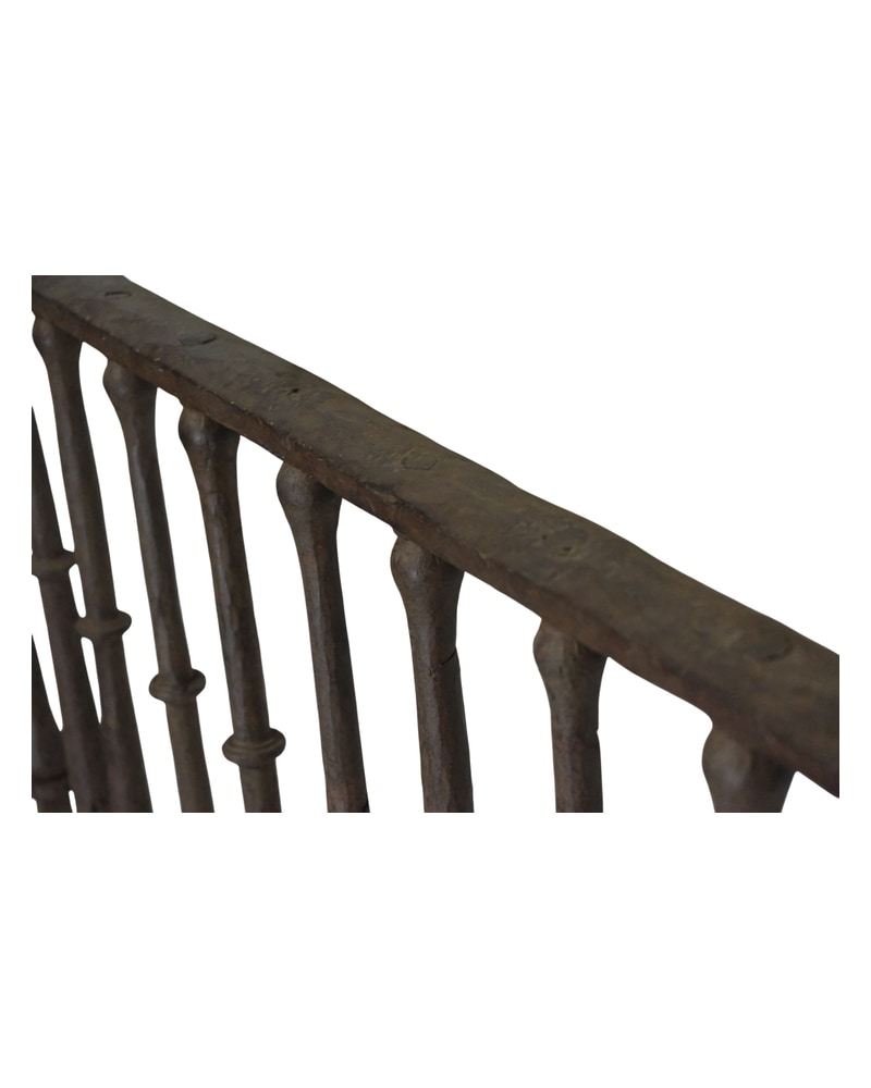 17th Century Forged Iron Balustrade - 6/7