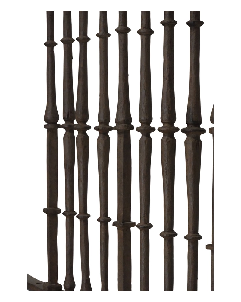 17th Century Forged Iron Balustrade - 5/7