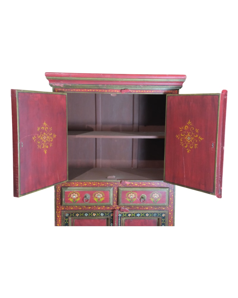 20th Century Furniture Painted with Indian Flowers - 6/10
