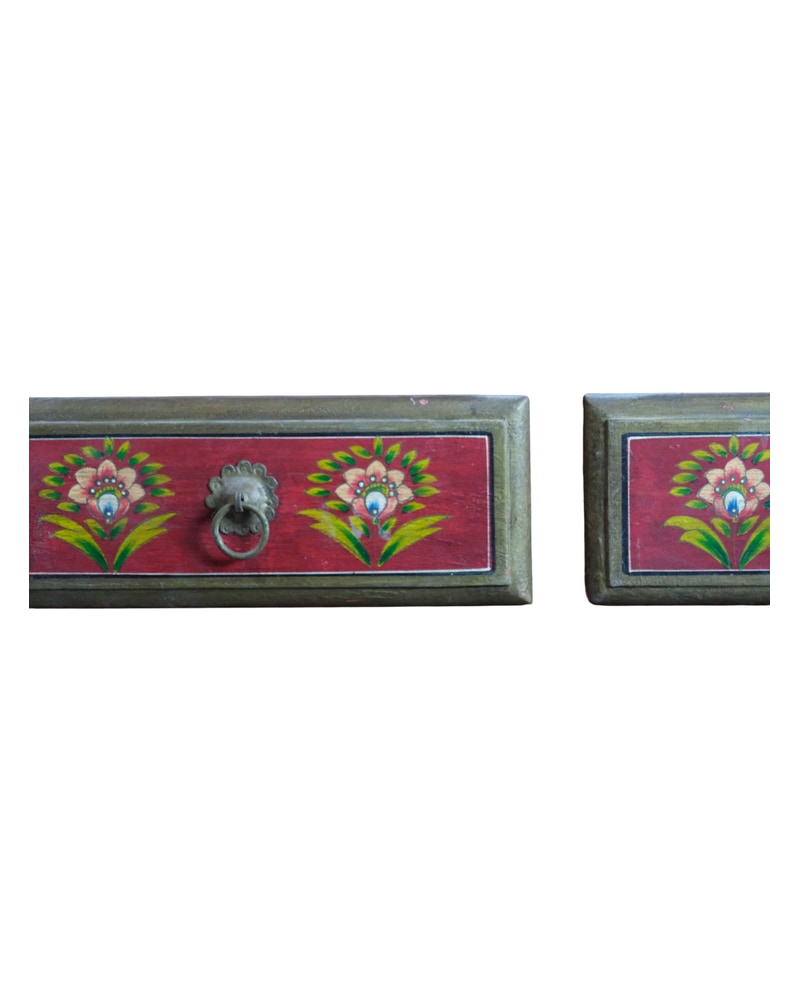 20th Century Furniture Painted with Indian Flowers - 8/10