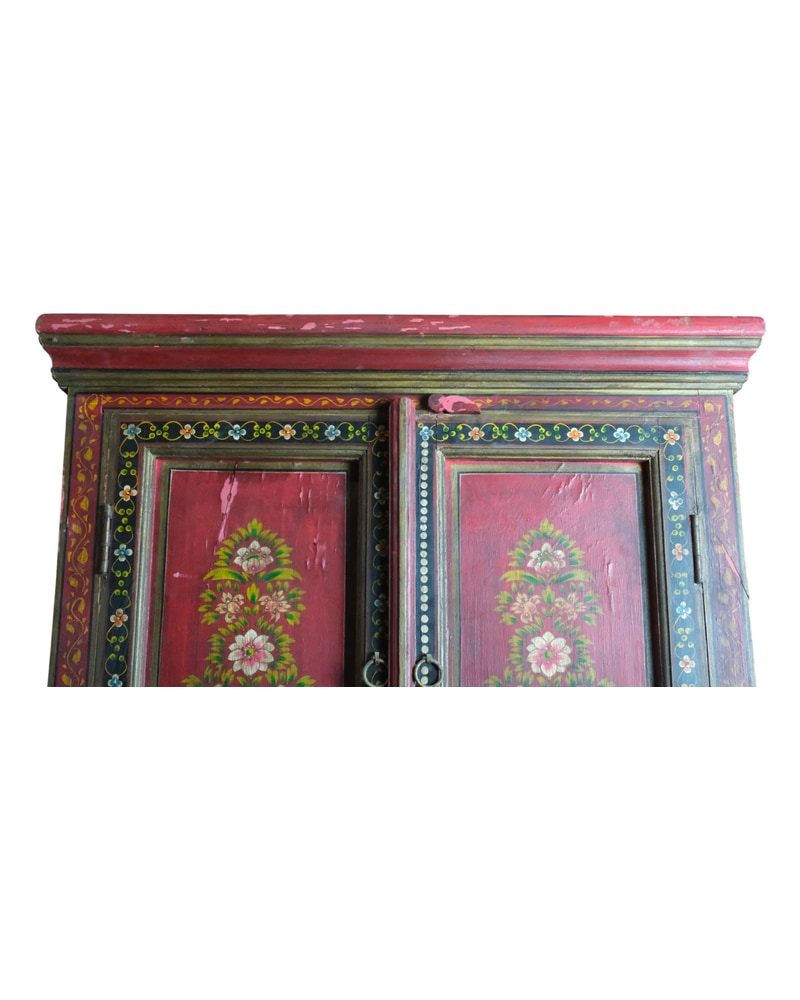 20th Century Furniture Painted with Indian Flowers - 4/10