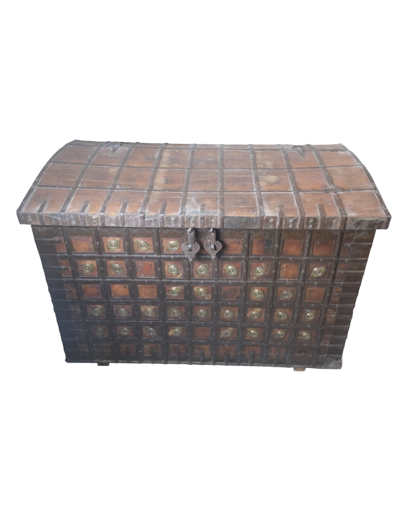19th Century Indian Chest with Bronze Decoration - 8/8