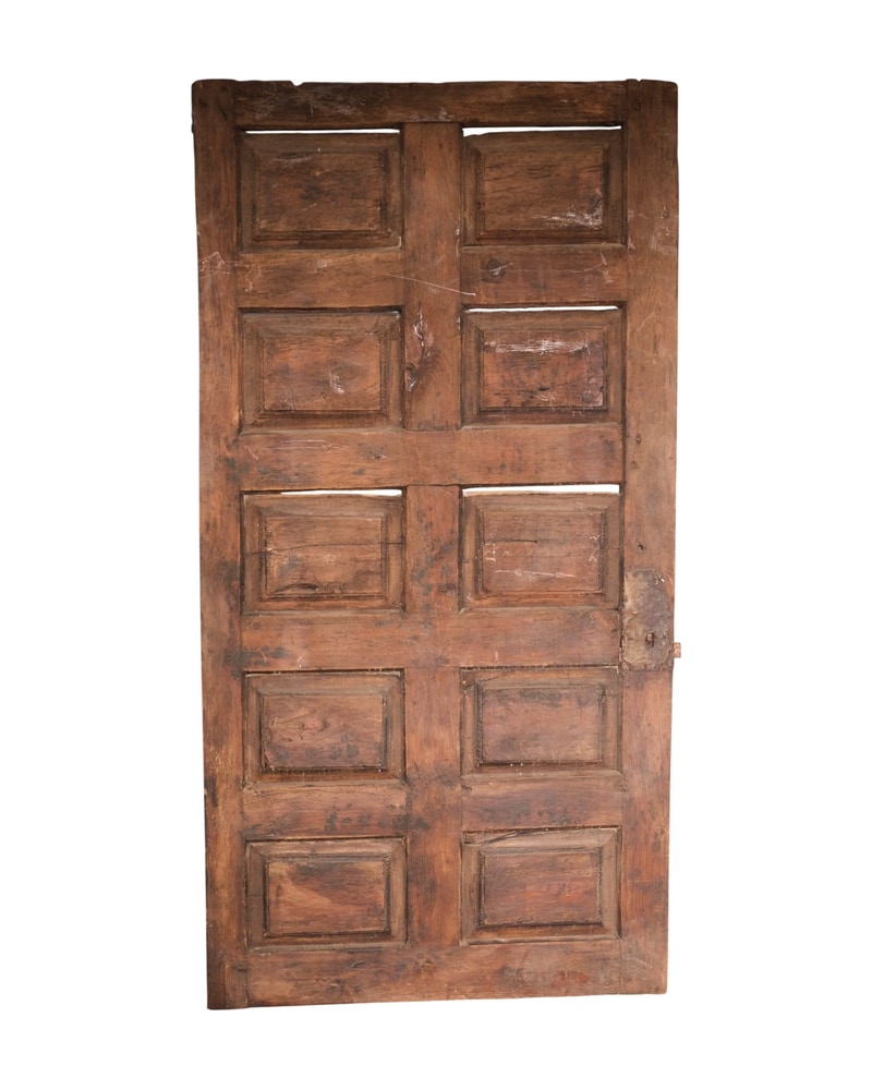 Puerta Antigua del Siglo XVIII-XIX en Madera Maciza