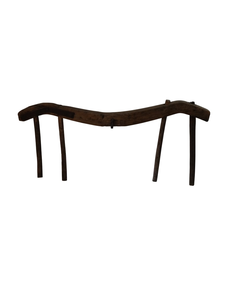 Yugo de Madera del Siglo XIX en Madera Maciza