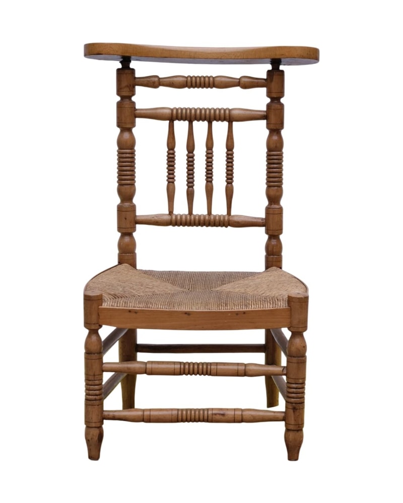 Silla de Niños del Siglo XIX en Madera de Pino