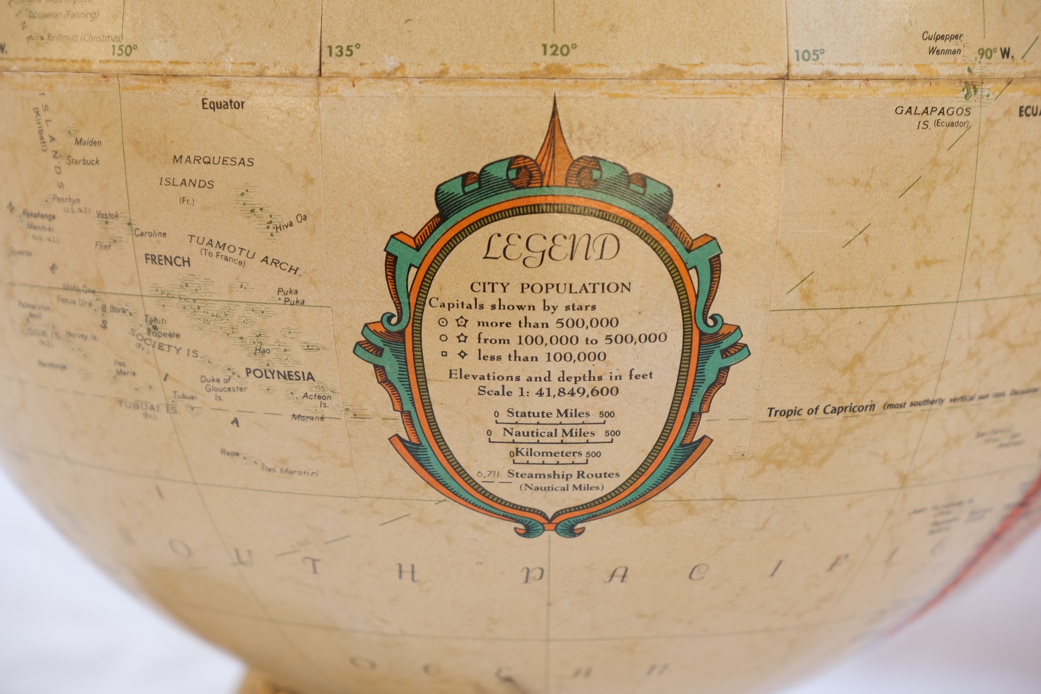 Antique French Globe - 7/8