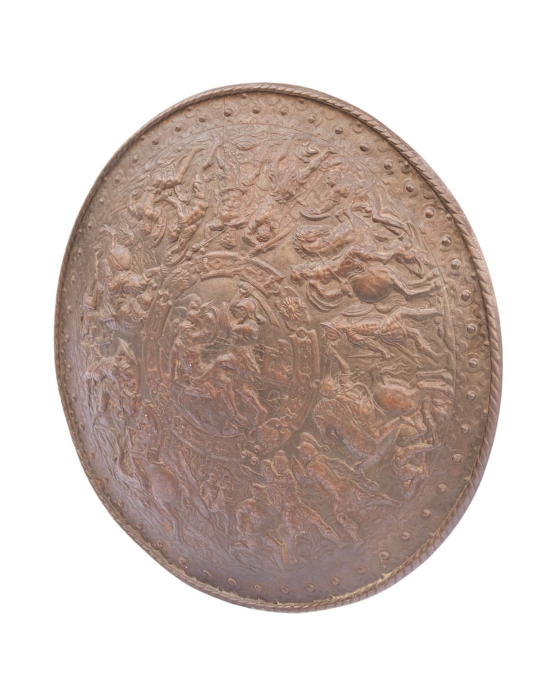 18th Century Bronze Military Shield - 4/11