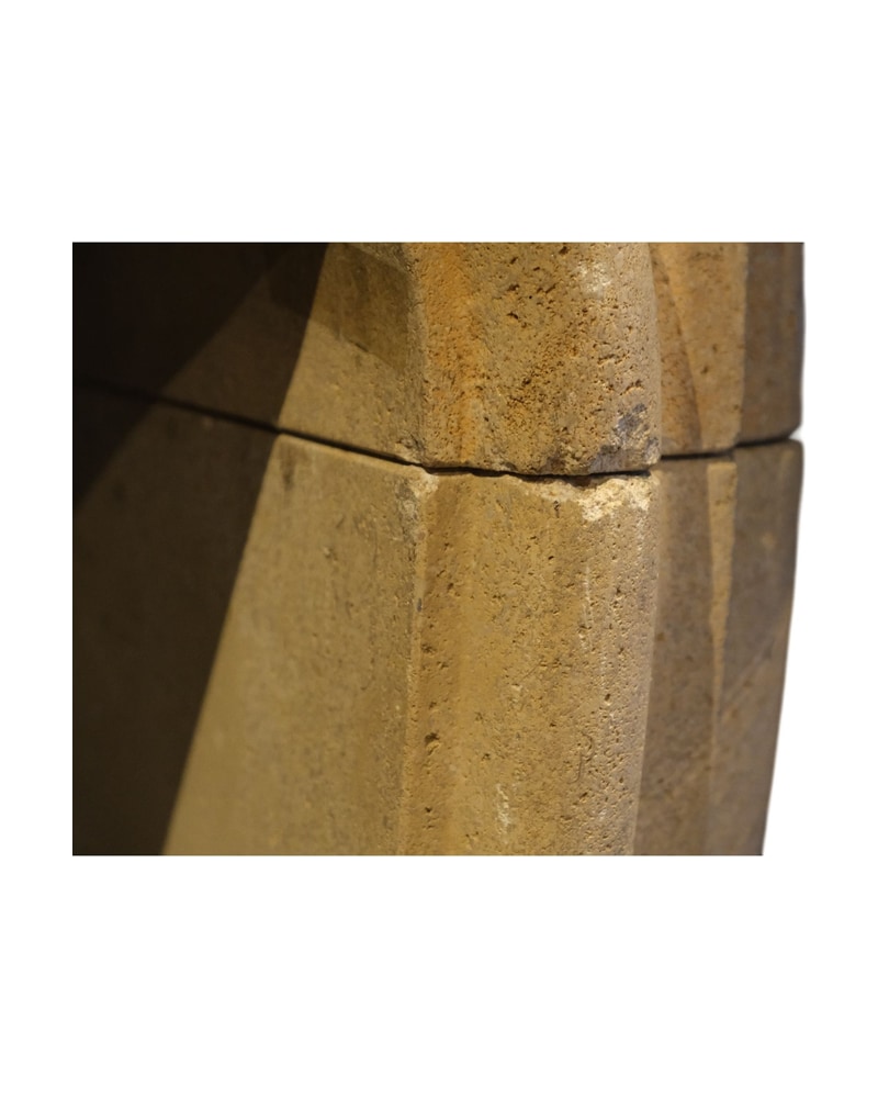 Limestone Fireplace - 6/9