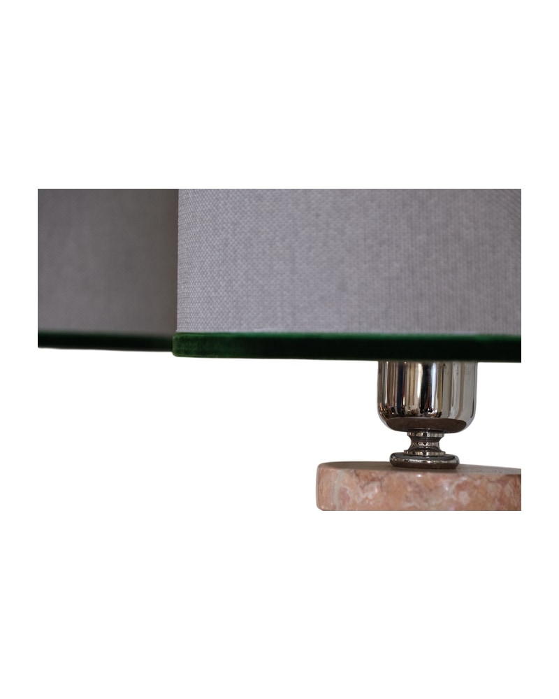 20th Century Pink Marble Table Lamps - 4/6