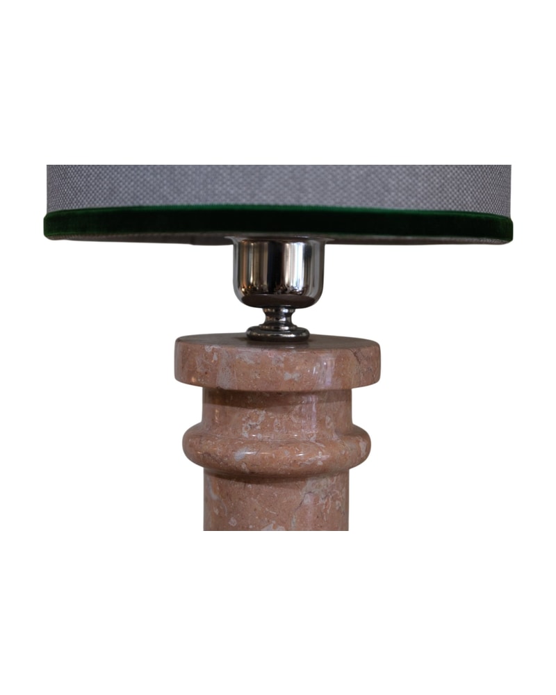 20th Century Pink Marble Table Lamps - 3/6