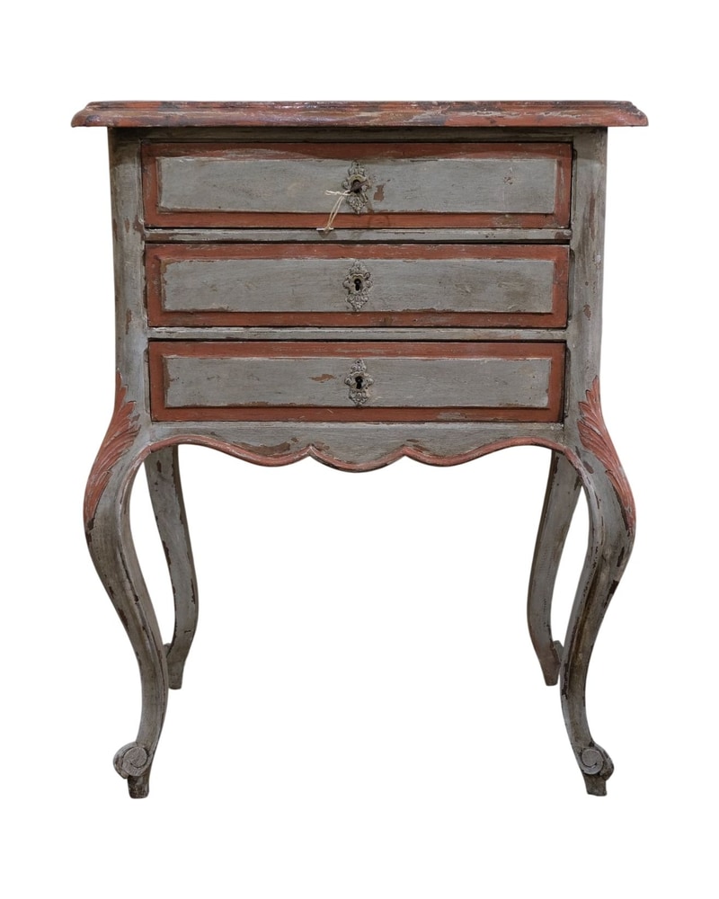 19th Century Painted Wood Chest of Drawers