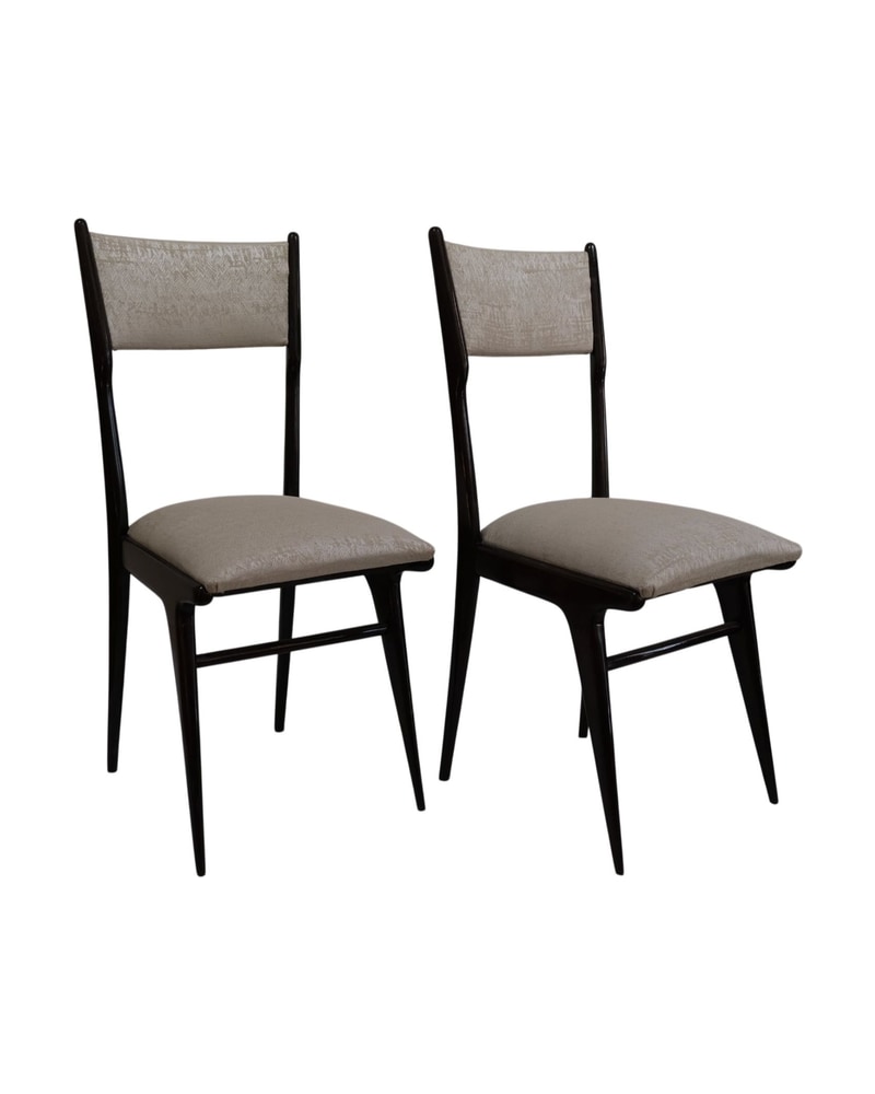 Midcentury Italian Chairs in Rosewood - 3/11