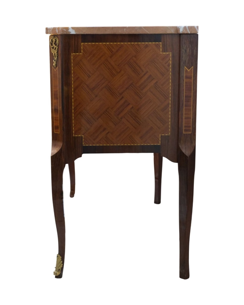 20th Century Chest of Drawers with Pink Marble Top - 9/9