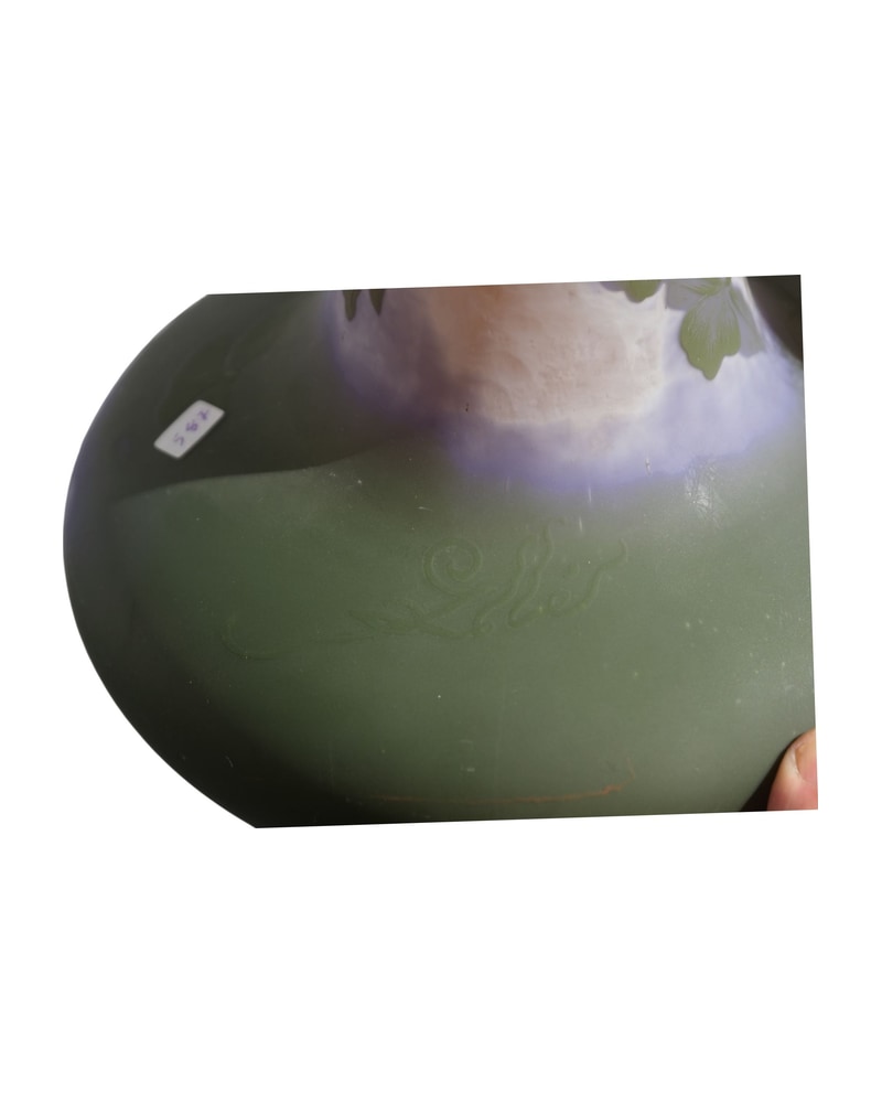 Onion Model Glass Vase 1900 Emile Gallé - 9/11