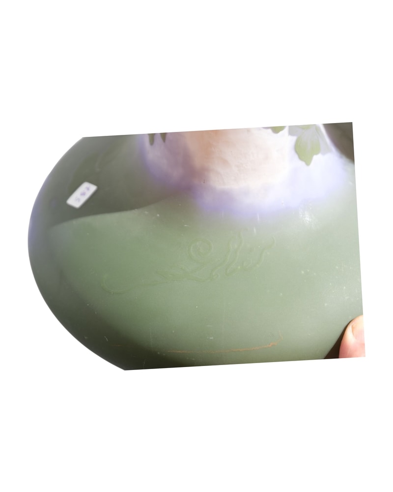 Onion Model Glass Vase 1900 Emile Gallé - 8/11