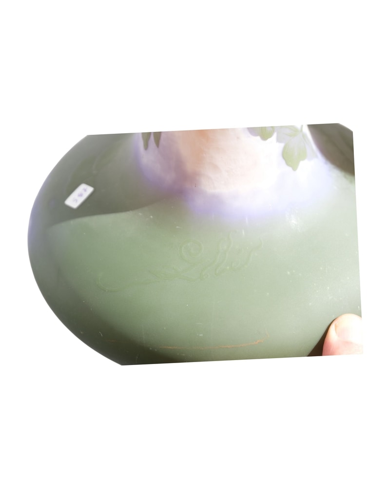 Onion Model Glass Vase 1900 Emile Gallé - 7/11