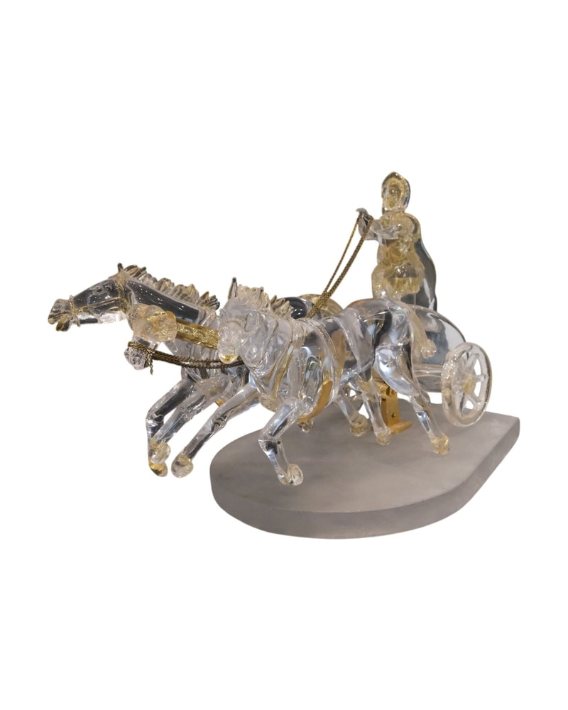 Carruaje Imperial de Cristal de Murano, Midcentury, Italiano