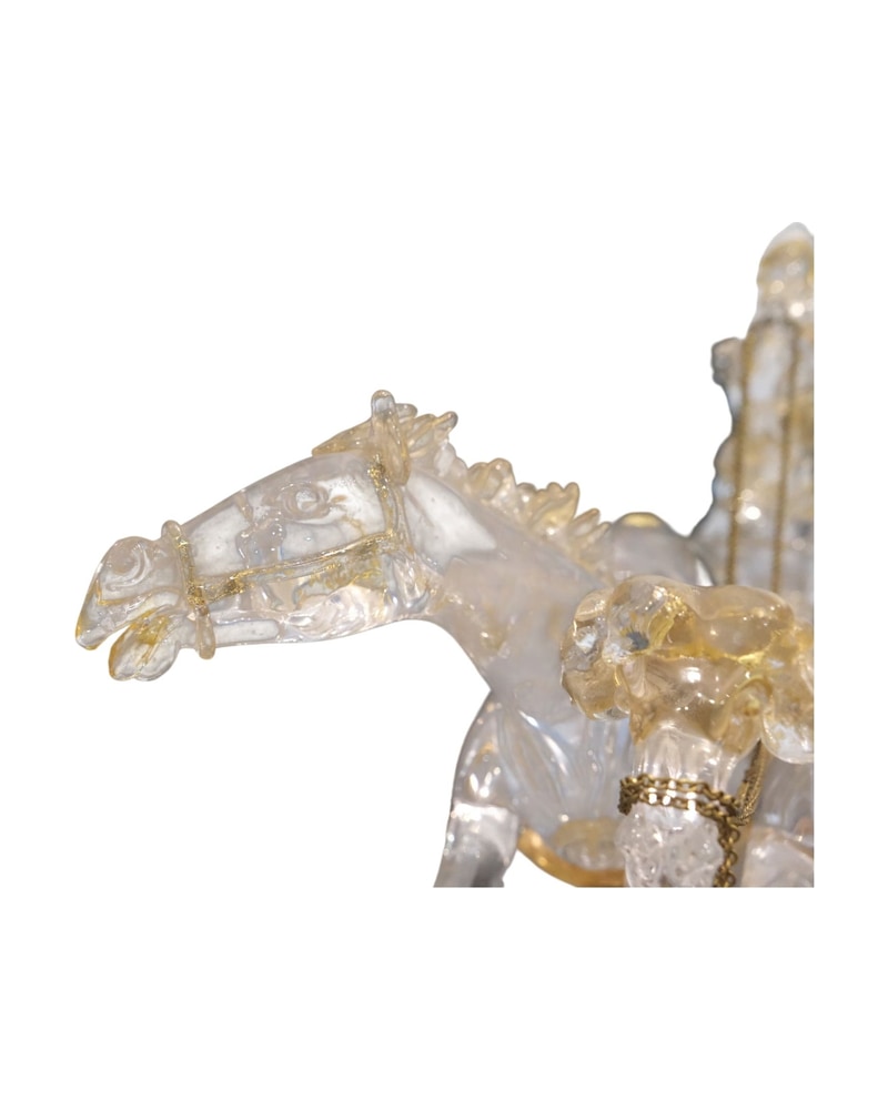Carruaje Imperial de Cristal de Murano, Midcentury, Italiano