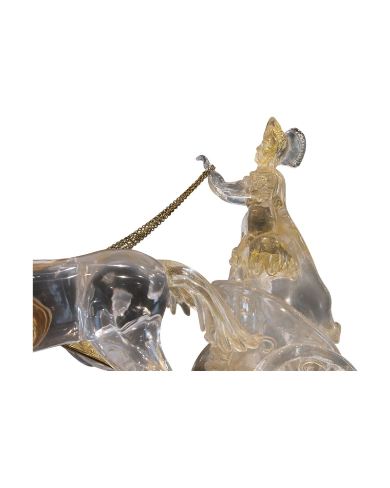 Carruaje Imperial de Cristal de Murano, Midcentury, Italiano