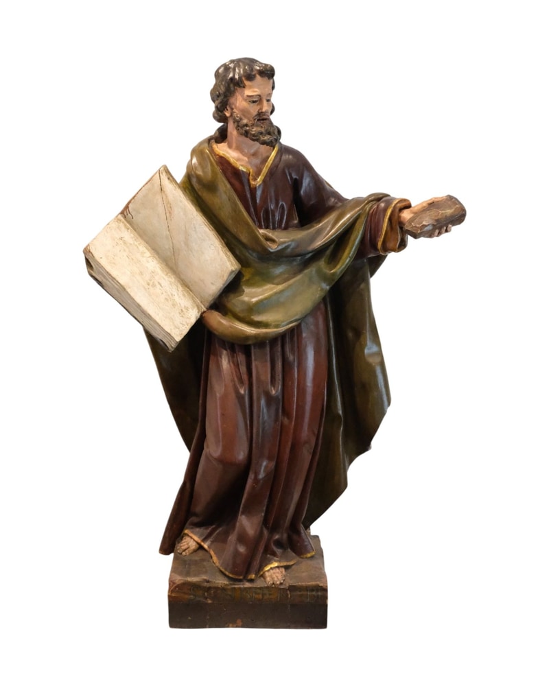 Saint Barnabas, Wood Carving, 18th Century