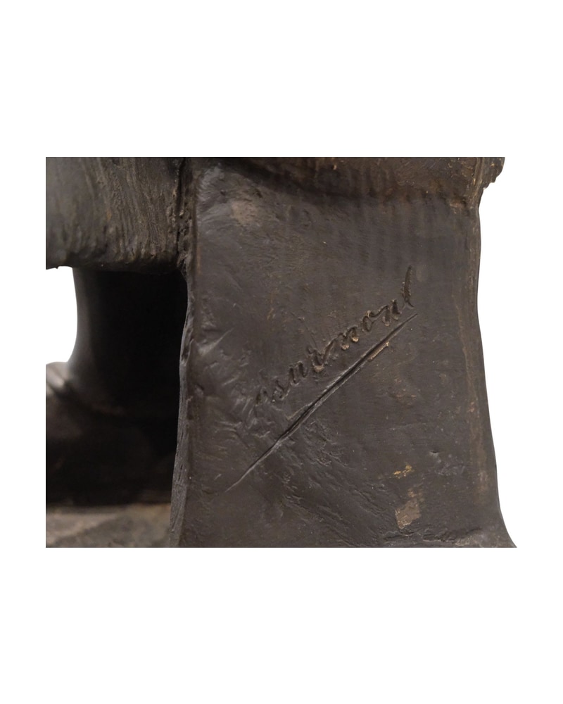 estatua-de-arabe-de-friedrich-goldscheider-siglo-xix