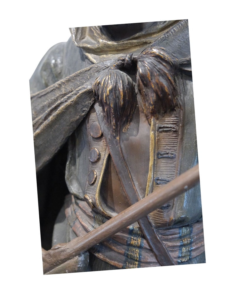 estatua-de-arabe-de-friedrich-goldscheider-siglo-xix