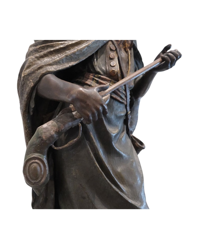 estatua-de-arabe-de-friedrich-goldscheider-siglo-xix