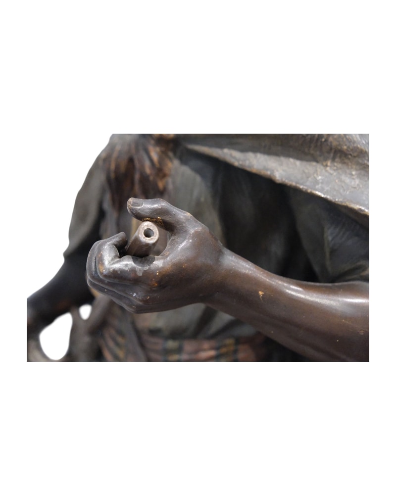 estatua-de-arabe-de-friedrich-goldscheider-siglo-xix