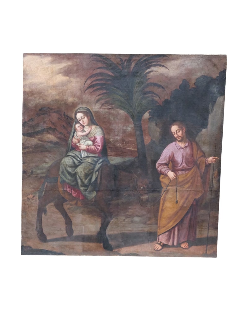 Gregorio Vázquez de Arce y Ceballos, “The Flight into Egypt”, 17th Century