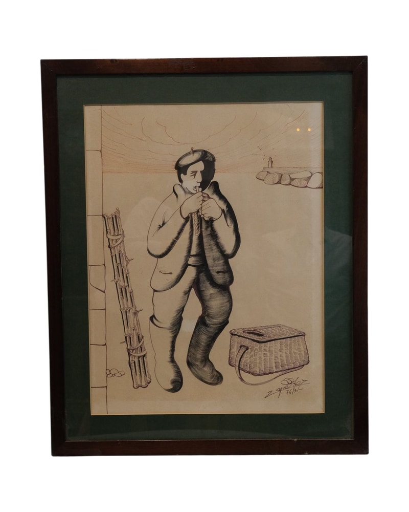 Basque Drawing, by the artist Zapater