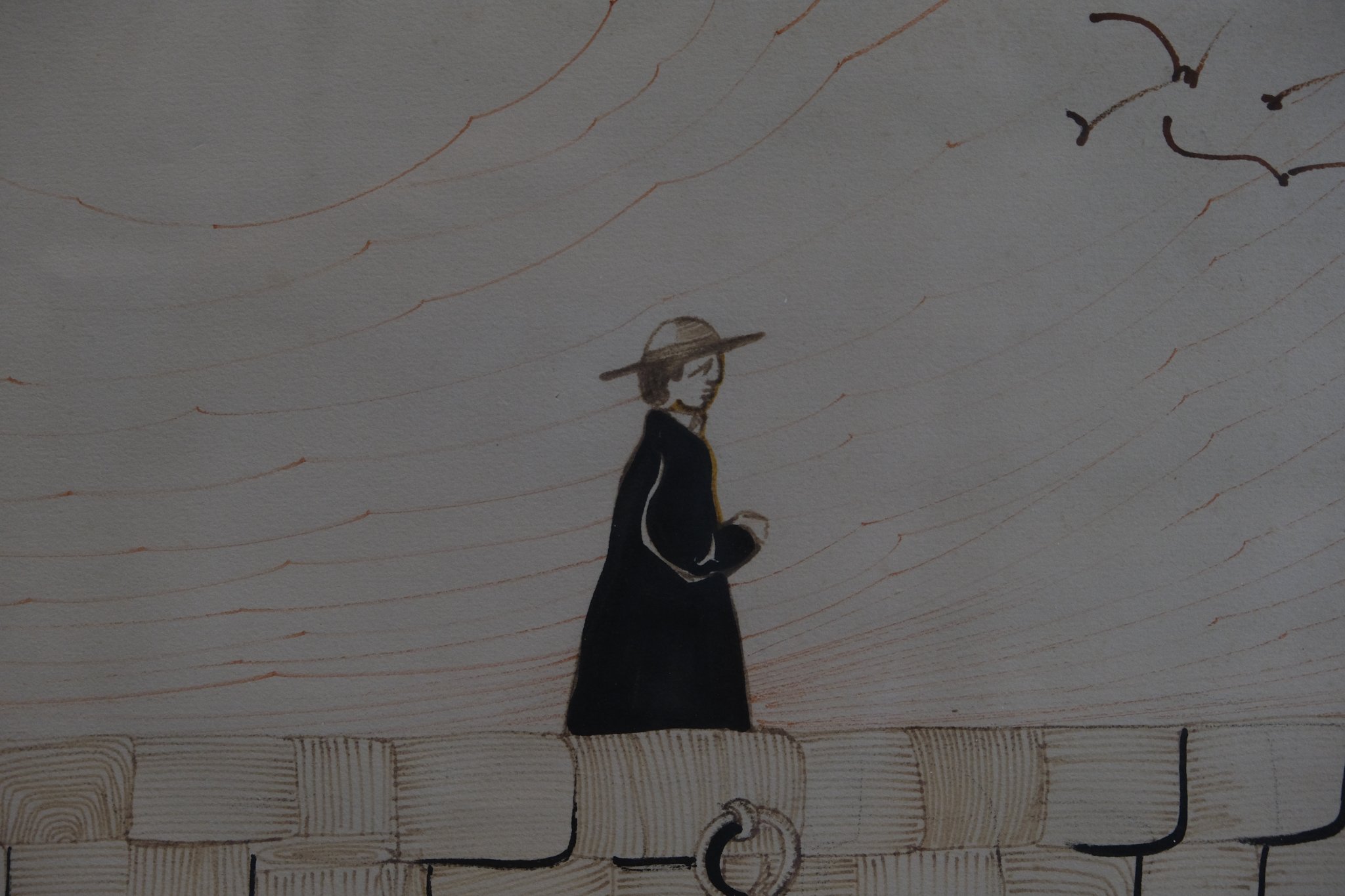 dibujo-vasco-del-artista-zapater-siglo-xx