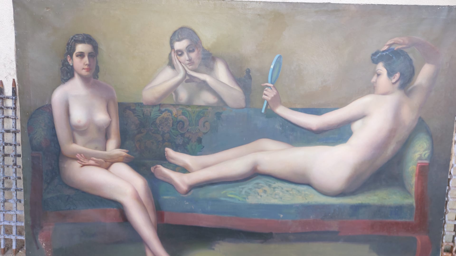 Oil by César Fernández-Ardavín, Spain, 20th Century