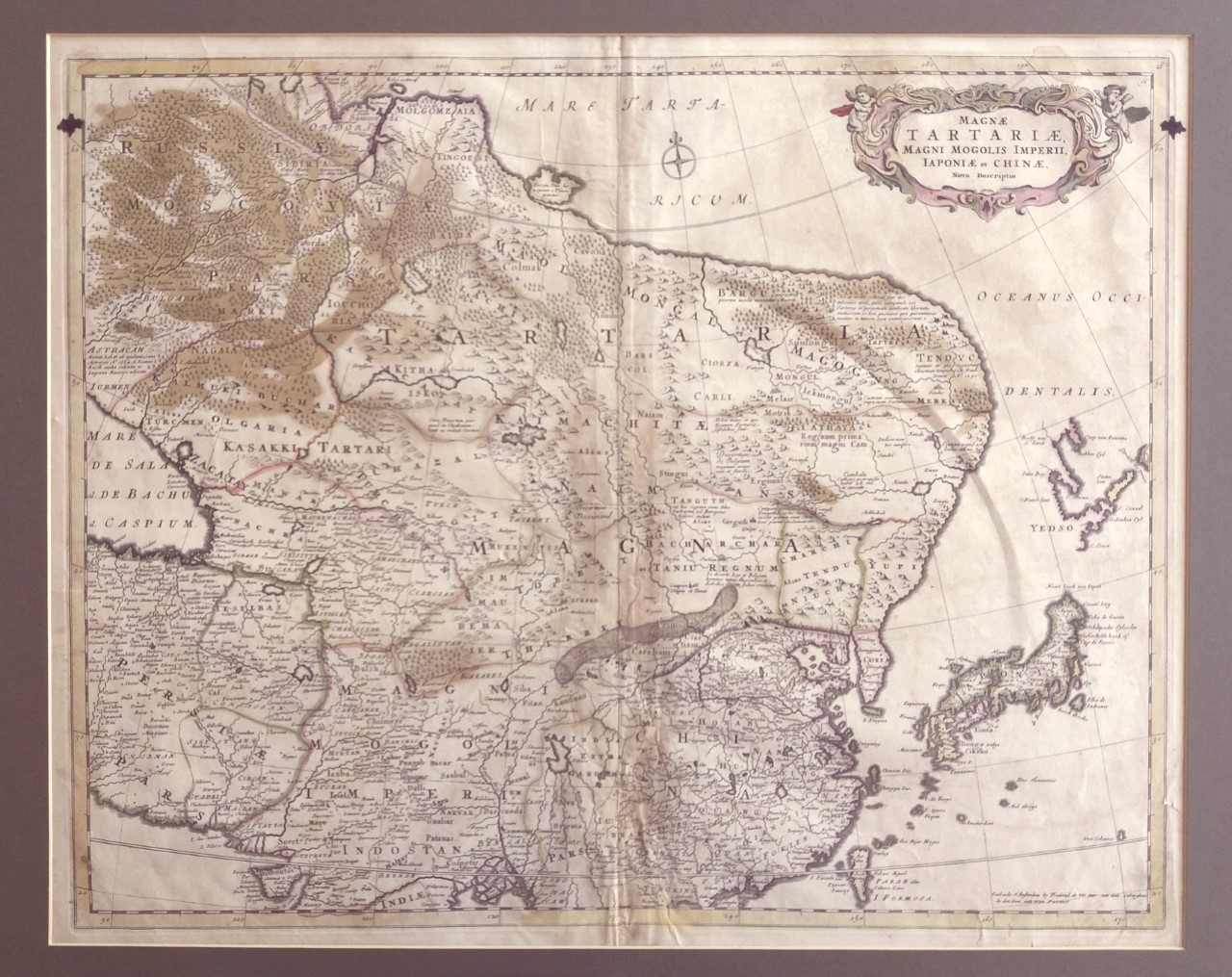 Map of East Asia by Frederick de Wit, 17th Century