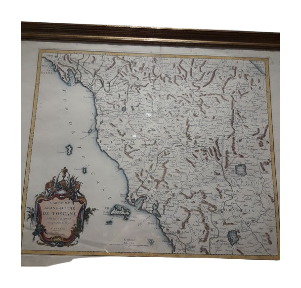 Map of the Grand Duchy of Tuscany by Mr. Robert, 1776