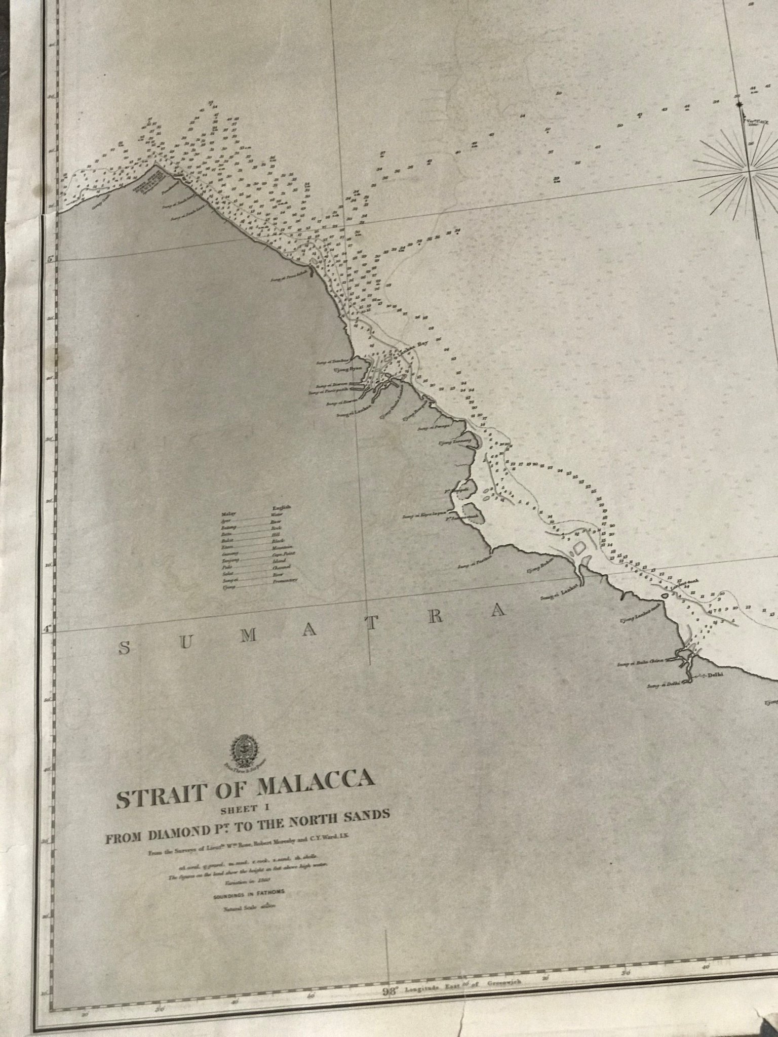 carta-del-almirantazgo-793-de-1860-estrecho-de-malaca-hoja-1