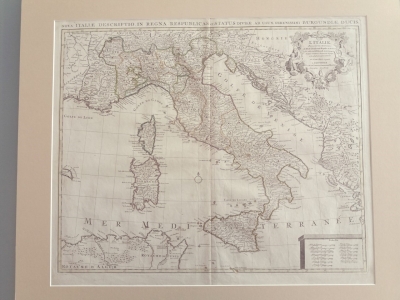 Map of Italy by Delisle, Covens & Mortier, 1700