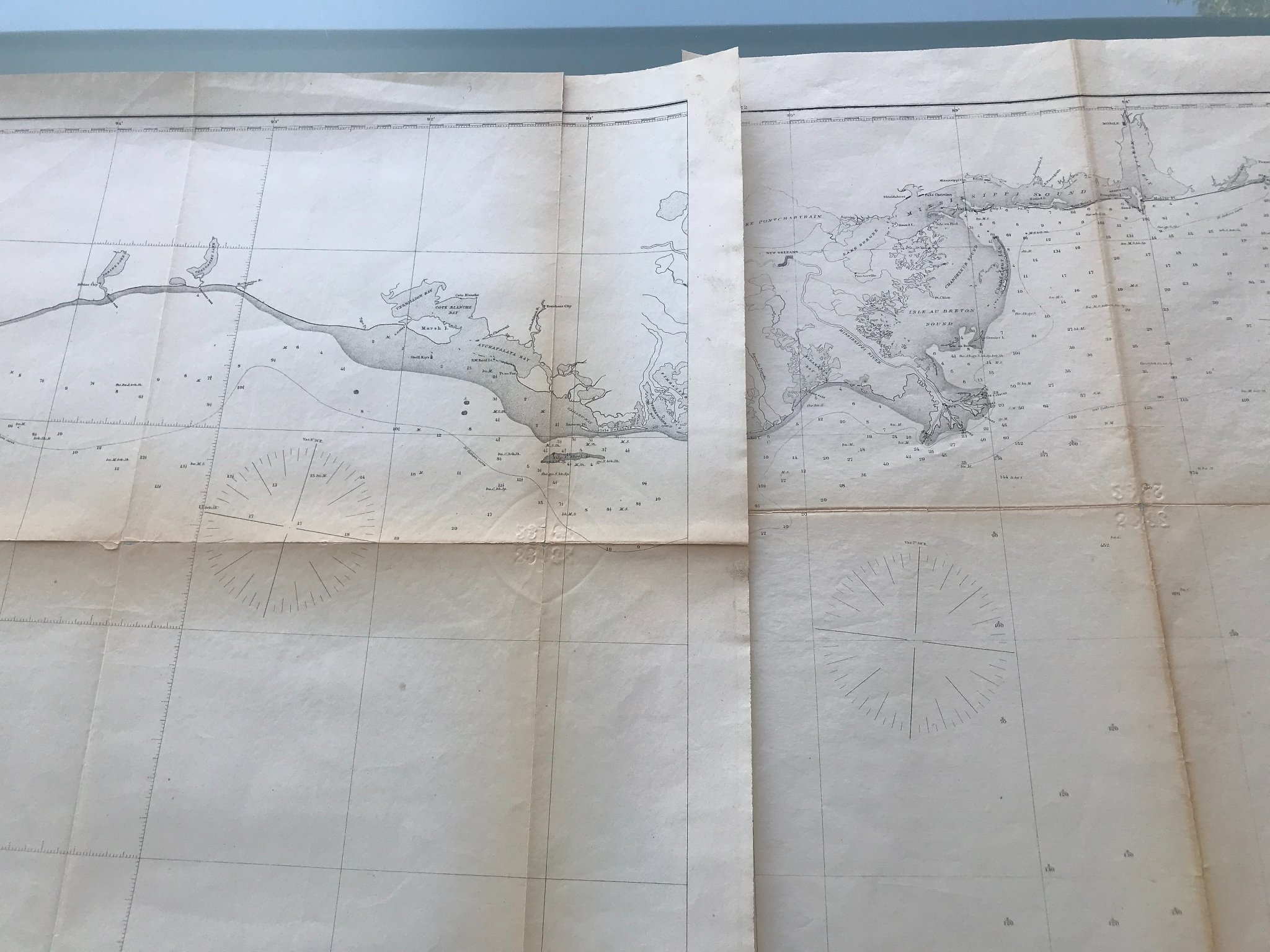 mapa-de-la-costa-del-golfo-de-ee-uu-1863-por-bache