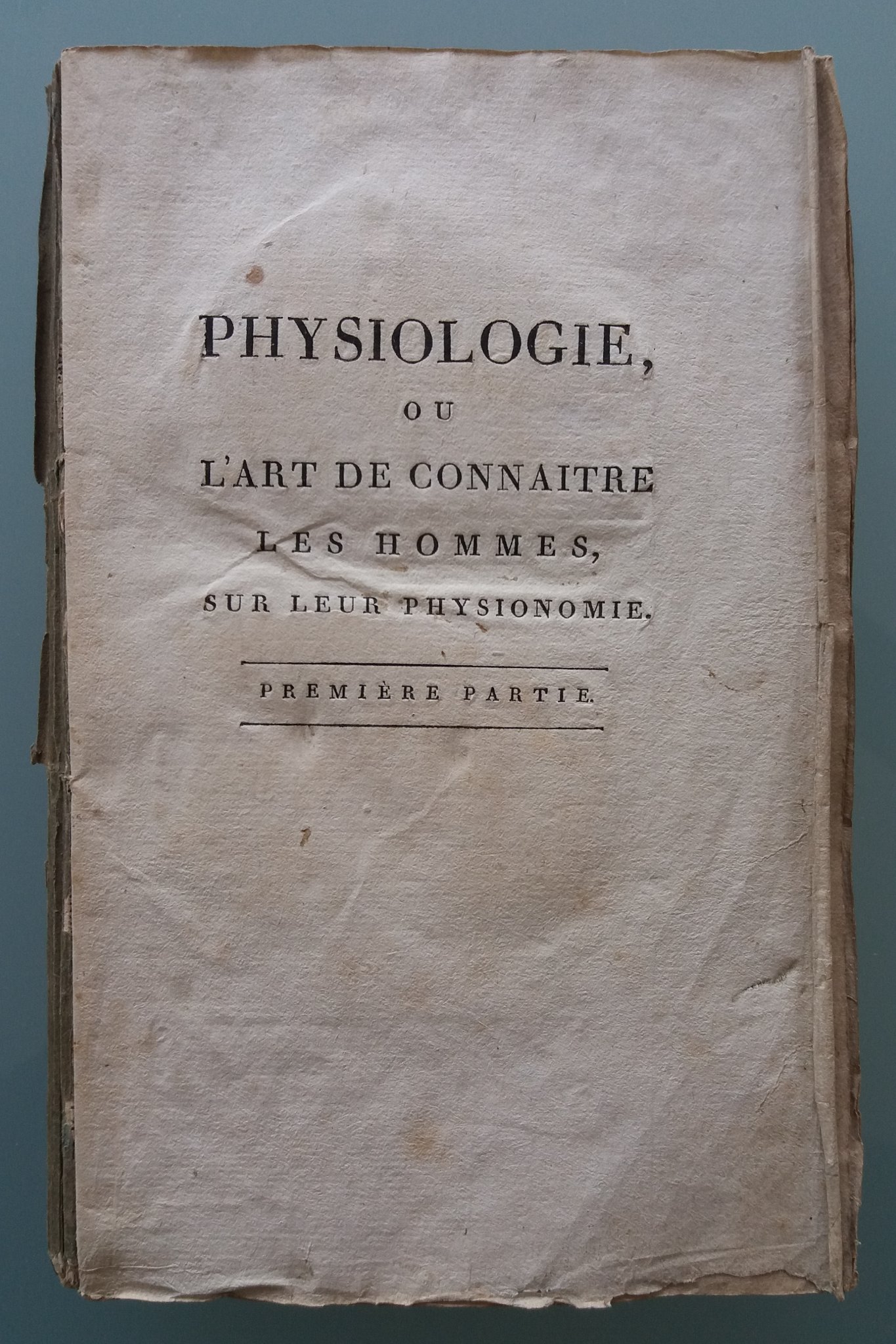 1797 Plane, Fisiología Sobre la Fisonomía, España