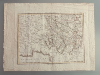 Map of Toulouse and Its Surroundings by Tardieu, De Lisle, De Fer