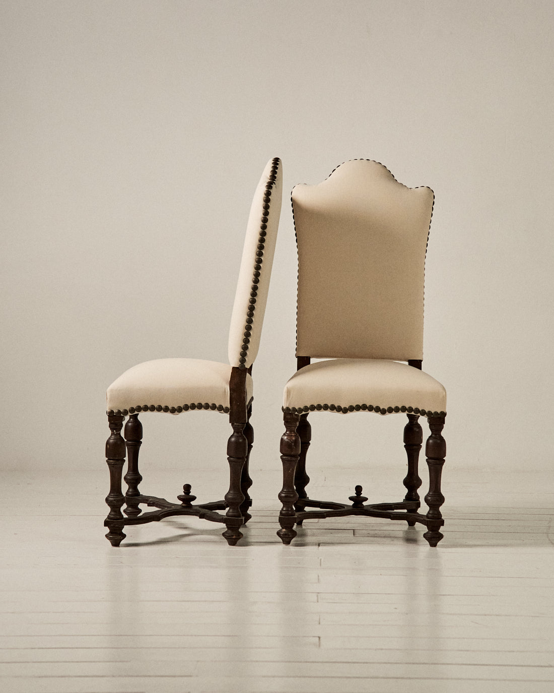 Silla de Nogal Os de Mouton del Siglo XX | Set de 6 - 2