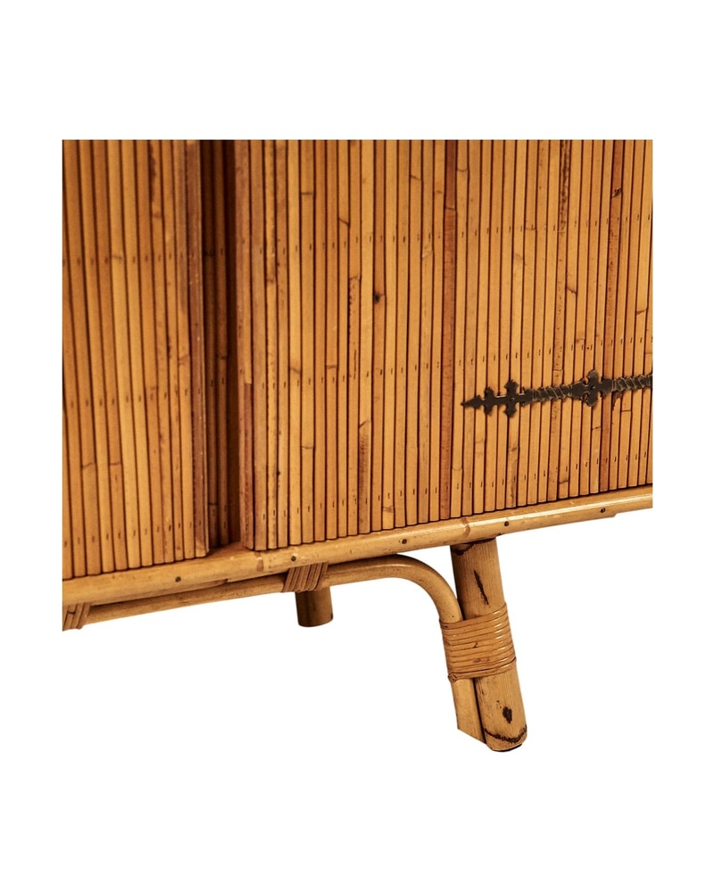 French Bamboo Wardrobe from the 1950s - 3/3