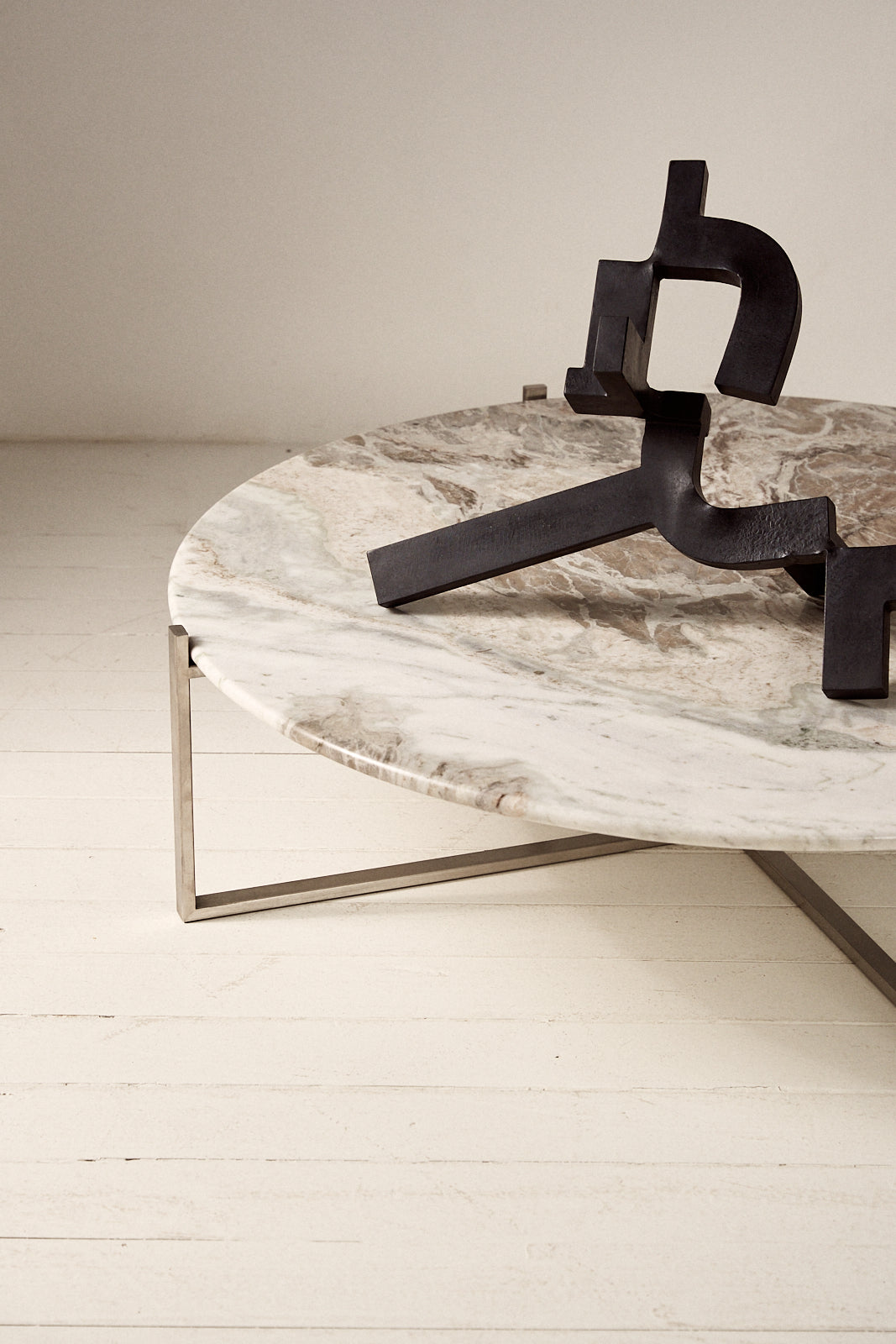 Mesa de Centro del Siglo XXI con Sobre de Mármol - 4